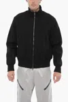 Neil Barrett Embroidered Slim Fit Sweatshirt With Zip Closure In Black