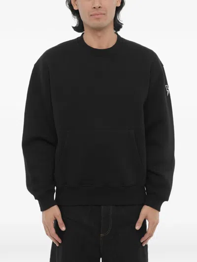 Neil Barrett Embroidered-logo Sweatshirt In Black