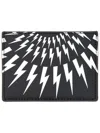 Neil Barrett Fair-isle Card Holder In Black