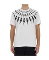 Neil Barrett Fair Isle Thunderbolt T-shirt In White