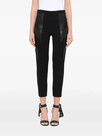 Neil Barrett Fair Isle Thunderbolt Trousers In 블랙