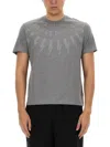Neil Barrett Hunderbolt T-shirt In Grey