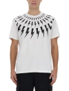 Neil Barrett Man T-shirt White Size Xxl Cotton In White