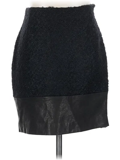 Pre-owned Neil Barrett Faux Leather Skirt In Black