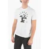 Neil Barrett Felix X  Crew Neck Cotton Slim Fit T-shirt