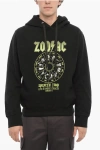 Neil Barrett Fleeced Cotton Easy Fit Zod Ac Hoodie