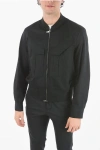 NEIL BARRETT FRONT ZIPPED LIGHT HYBRID UTILITY BOMBER JACKET