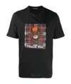 Neil Barrett Funke'd Bear Printed Short Sleeved T-shirt In Black