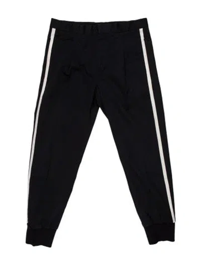 Pre-owned Neil Barrett Graphic Print Joggers In Black