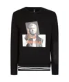 Neil Barrett Graphic Printed Crewneck Sweatshirt In Black