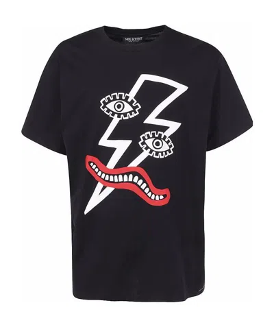 Neil Barrett Graphic Printed T-shirt In Black