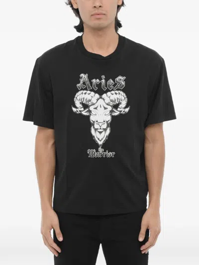Neil Barrett Graphic-print Crew-neck T-shirt In Black