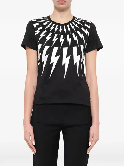 Neil Barrett Graphic-print T-shirt In Black