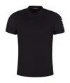 Neil Barrett Hand-painted Sport Star T-shirt In Black
