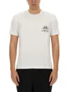 Neil Barrett Cotton Slim Fit I See You Crew-neck T-shirt In White