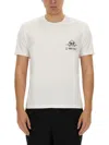 Neil Barrett Cotton Slim Fit I See You Crew-neck T-shirt In White