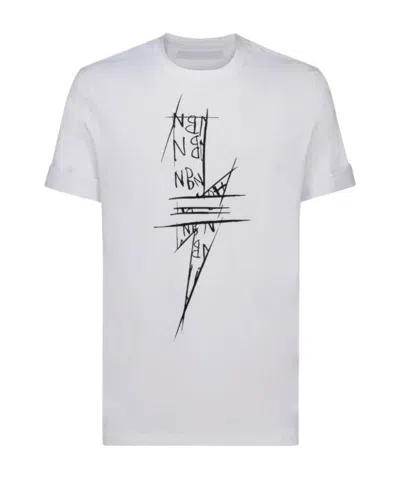 Neil Barrett Item O-neck Short-sleeved T-shirt In White