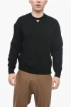 Neil Barrett Jacquard Cotton Blend Blouson Fit Sweater