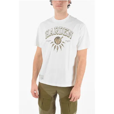 Neil Barrett Man T-shirt Off White Size Xxl Cotton