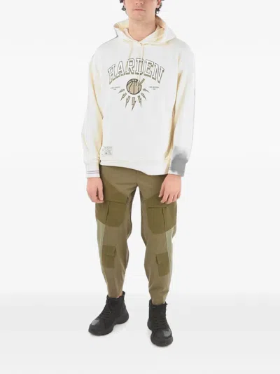 Neil Barrett James Harden-print Hoodie In Neutral