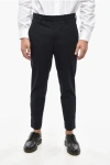 Neil Barrett Jamie Slim Pants With Zip At The Cuffs In Black