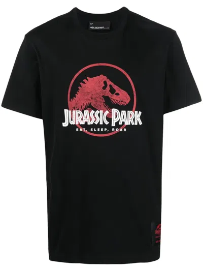Neil Barrett Jurassic Park T-shirt In Black