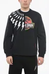 Neil Barrett Jurassic Park Cotton Sweatshirt In Black