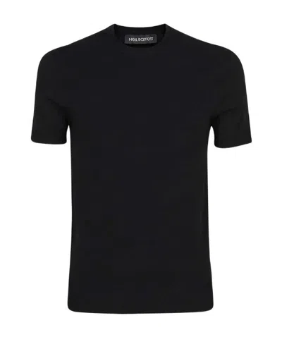 Neil Barrett Knitted Crew-neck T-shirt In Black