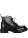 Neil Barrett Lace-up Panelled Boots In Black
