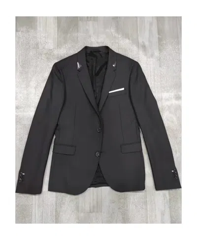 Neil Barrett Lapel Suit Jacket In Black