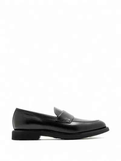 Neil Barrett Leather Loafers In Black