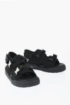 Neil Barrett Li-ning Solid Color Sandals With Double Silver-tone Buckle
