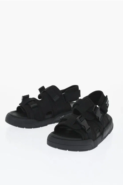 Neil Barrett Li-ning Solid Color Technical Fabric Sandals