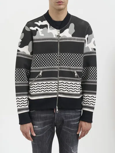 Neil Barrett Light Neoprene Sweatshirt In Black