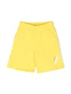 Neil Barrett Lightening-logo Shorts In 黄色