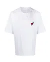 Neil Barrett Lightning Heart Pattern T-shirt In White