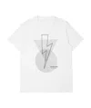 Neil Barrett Lightning Pattern T-shirt In White