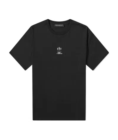 Neil Barrett Lightning Print Slim T-shirt In Black