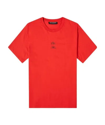 Neil Barrett Lightning Printed T-shirt In Red