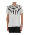Neil Barrett Fair Isle Thunderbolt T-shirt In White