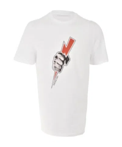 Neil Barrett Lightning Printed T-shirt In White