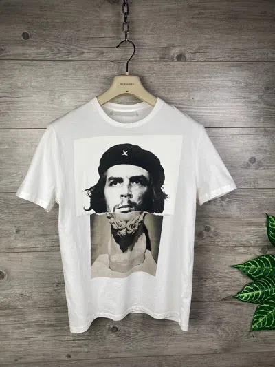 Pre-owned Neil Barrett Lightweight  T-shirt With Chigiwara Print Size M In White