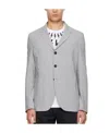 Neil Barrett Single-breast Notch Lapel Blazer In Gray