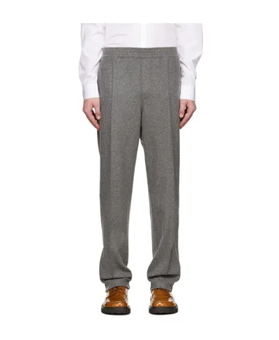 Neil Barrett Logo Casual Pants In Gray