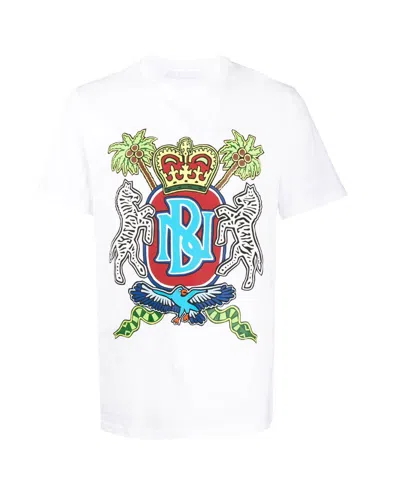 Neil Barrett Logo Crest T-shirt In White