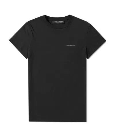 Neil Barrett Logo Details T-shirt In Black