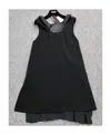 Neil Barrett Logo Dress In Black