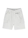 Neil Barrett Logo-print Track Shorts In 灰色