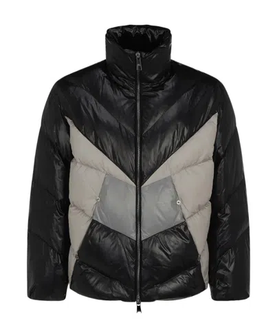 Neil Barrett Logo Quilted Jacket In Black