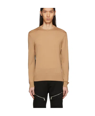 Neil Barrett Beige Tricolor Modernist Sweater In Nude